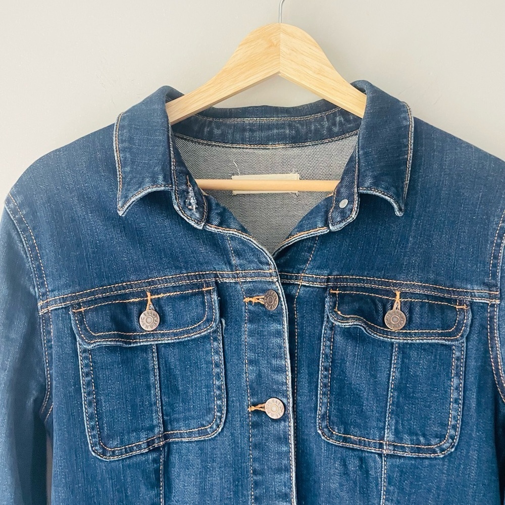 Cello Denim Long Sleeve Button-Up Dress - Picture 3 of 9